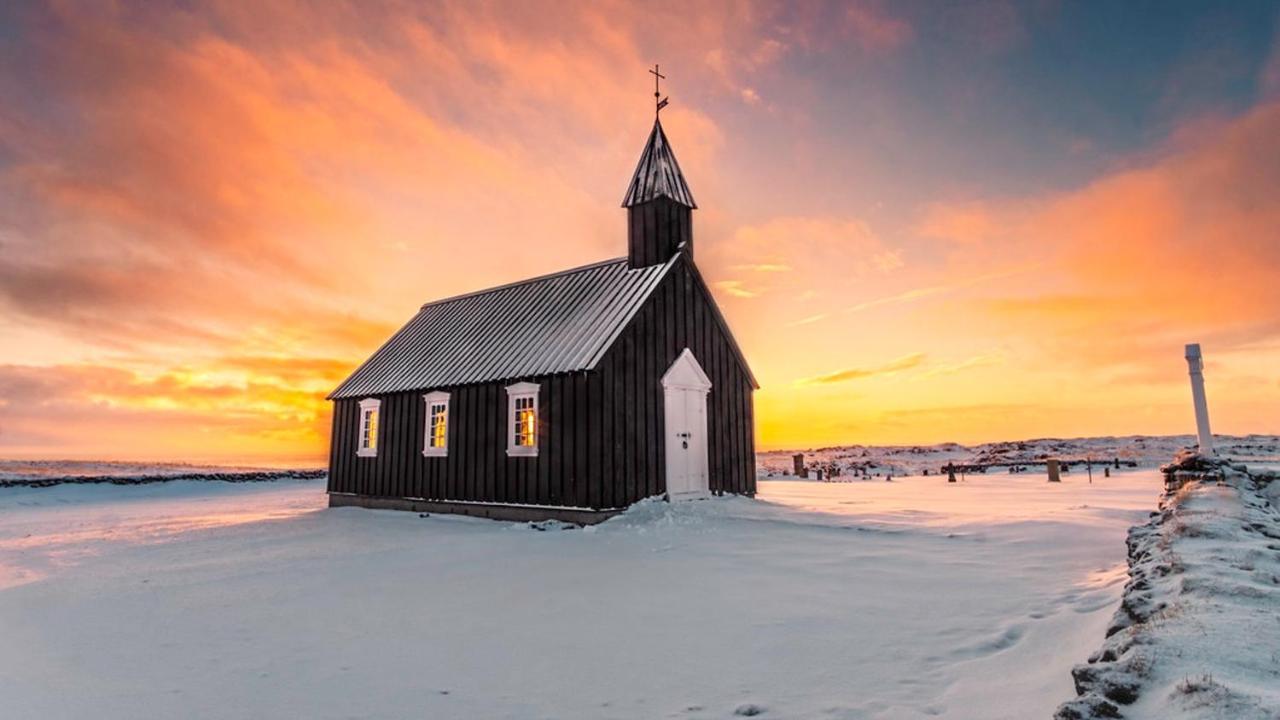 Вилла Lundur Боргарнес Экстерьер фото